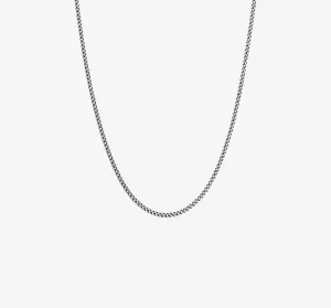 2mm Cuban Chain | Silver