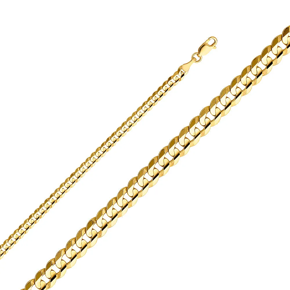 4mm Concave Cuban Chain