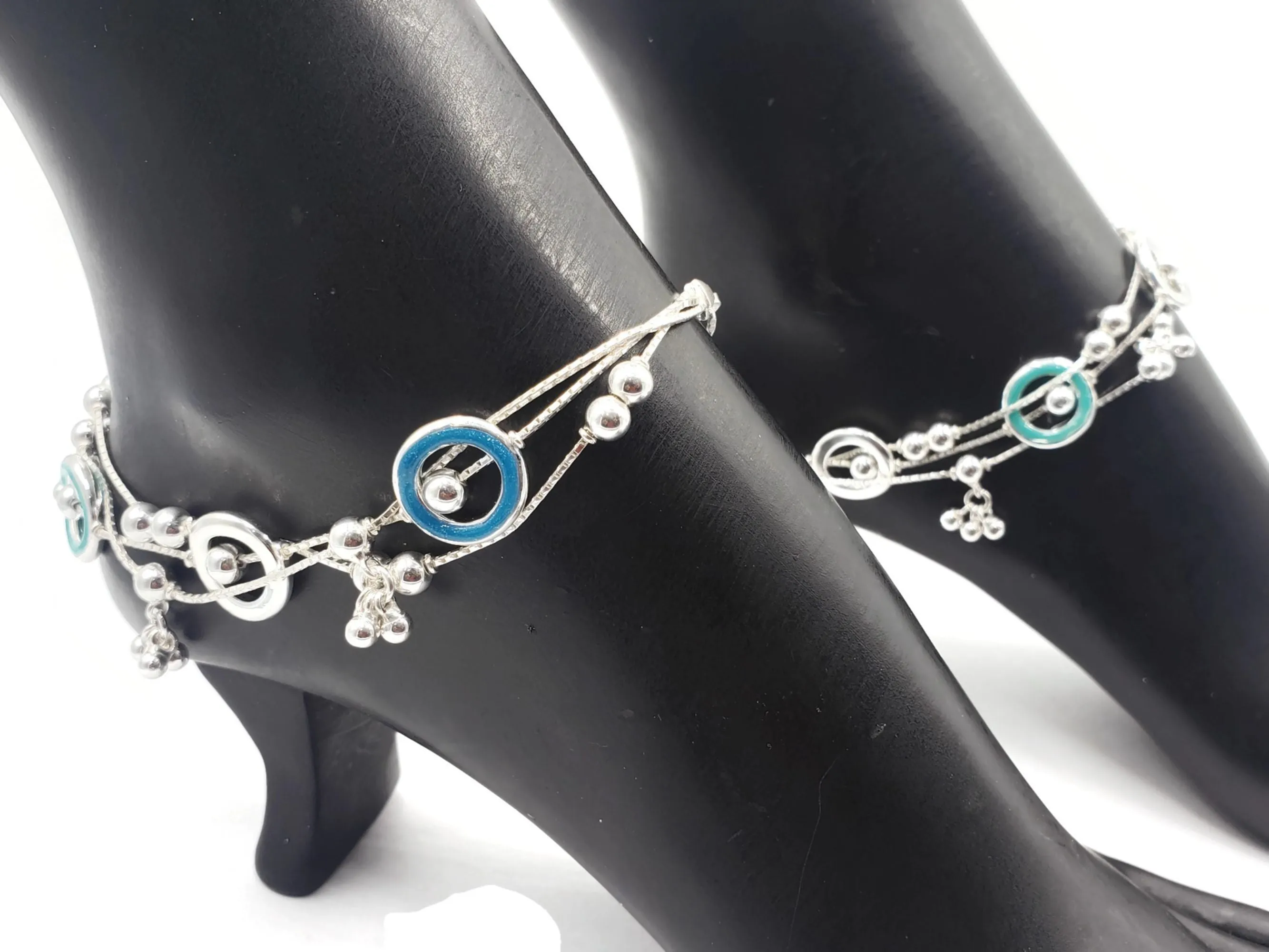 925 Sterling Silver Anklet - #54