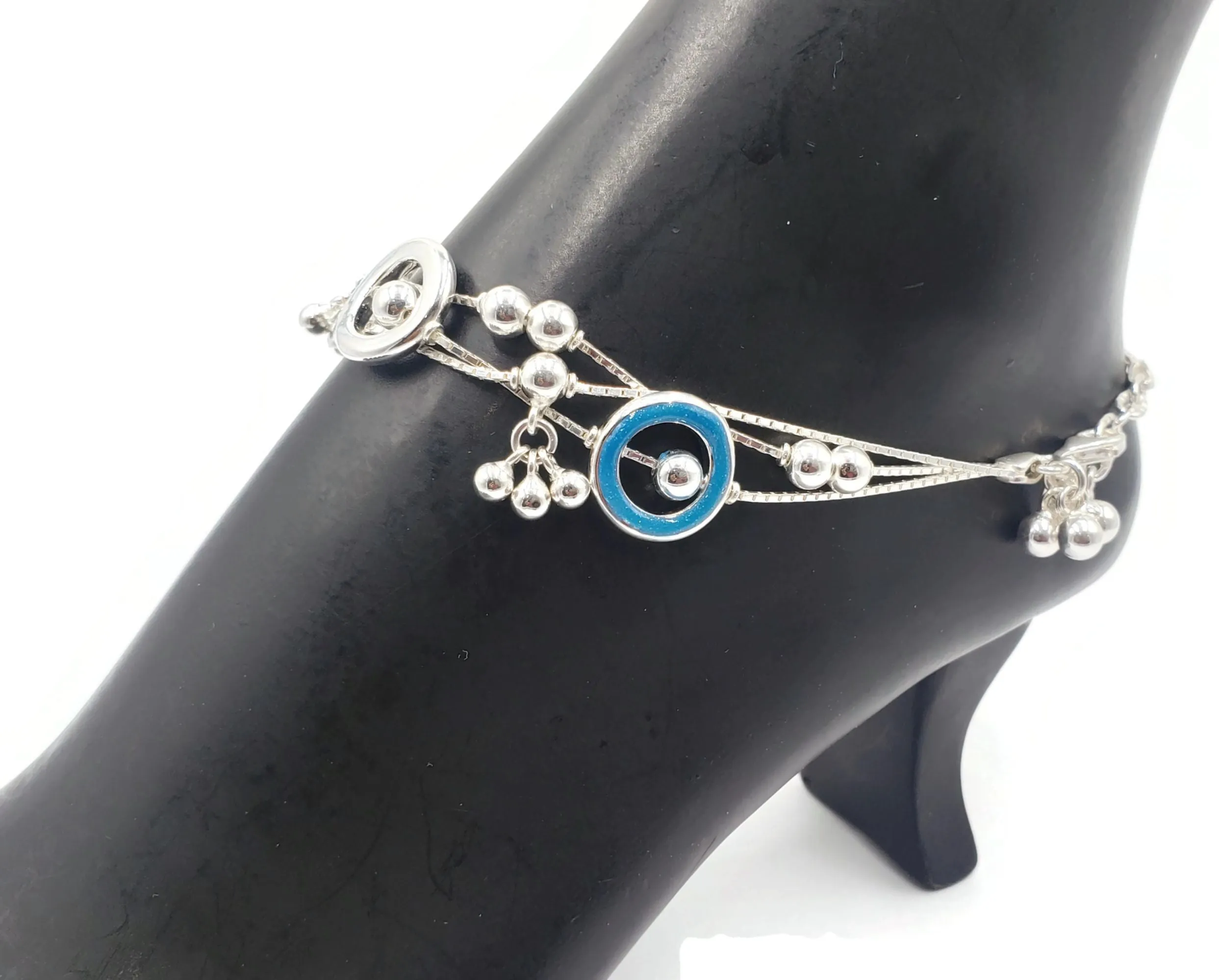 925 Sterling Silver Anklet - #54