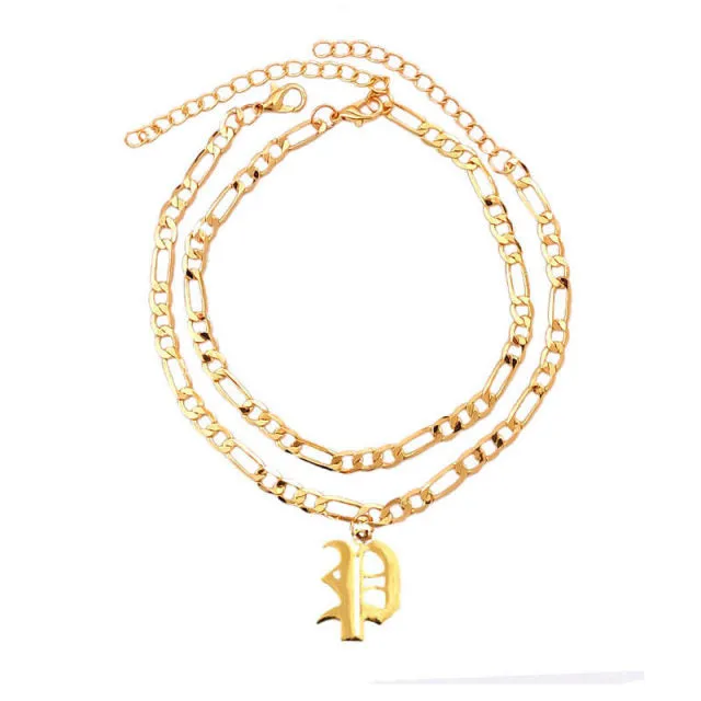 A-Z Letter Initial Anklets Bracelet For Women