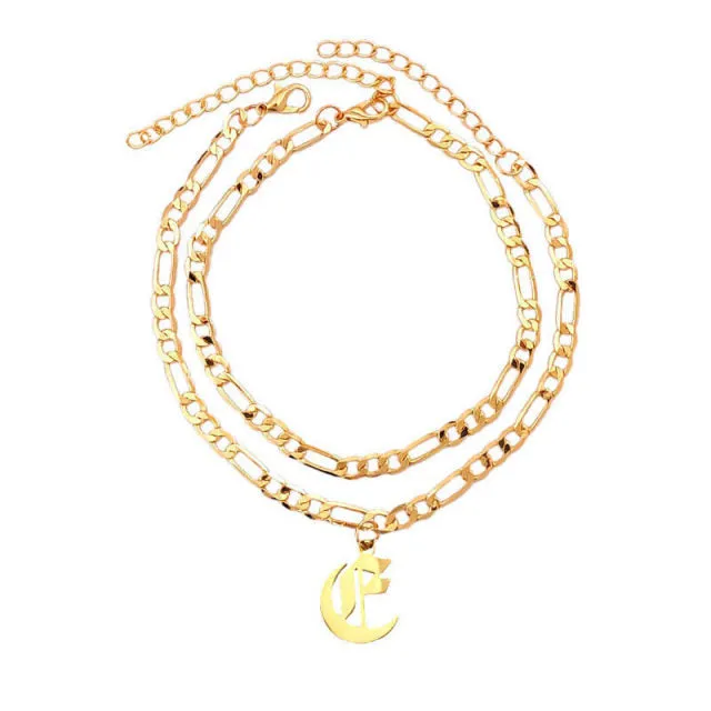 A-Z Letter Initial Anklets Bracelet For Women