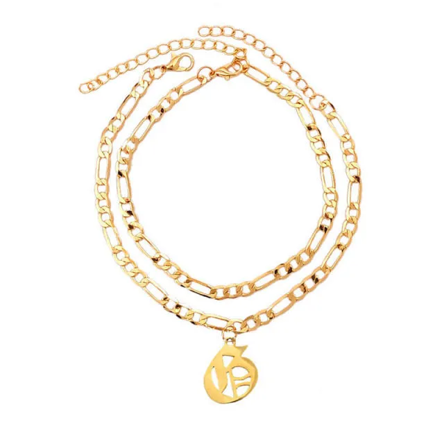 A-Z Letter Initial Anklets Bracelet For Women