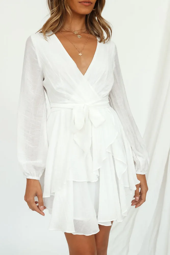 All Over Dress White