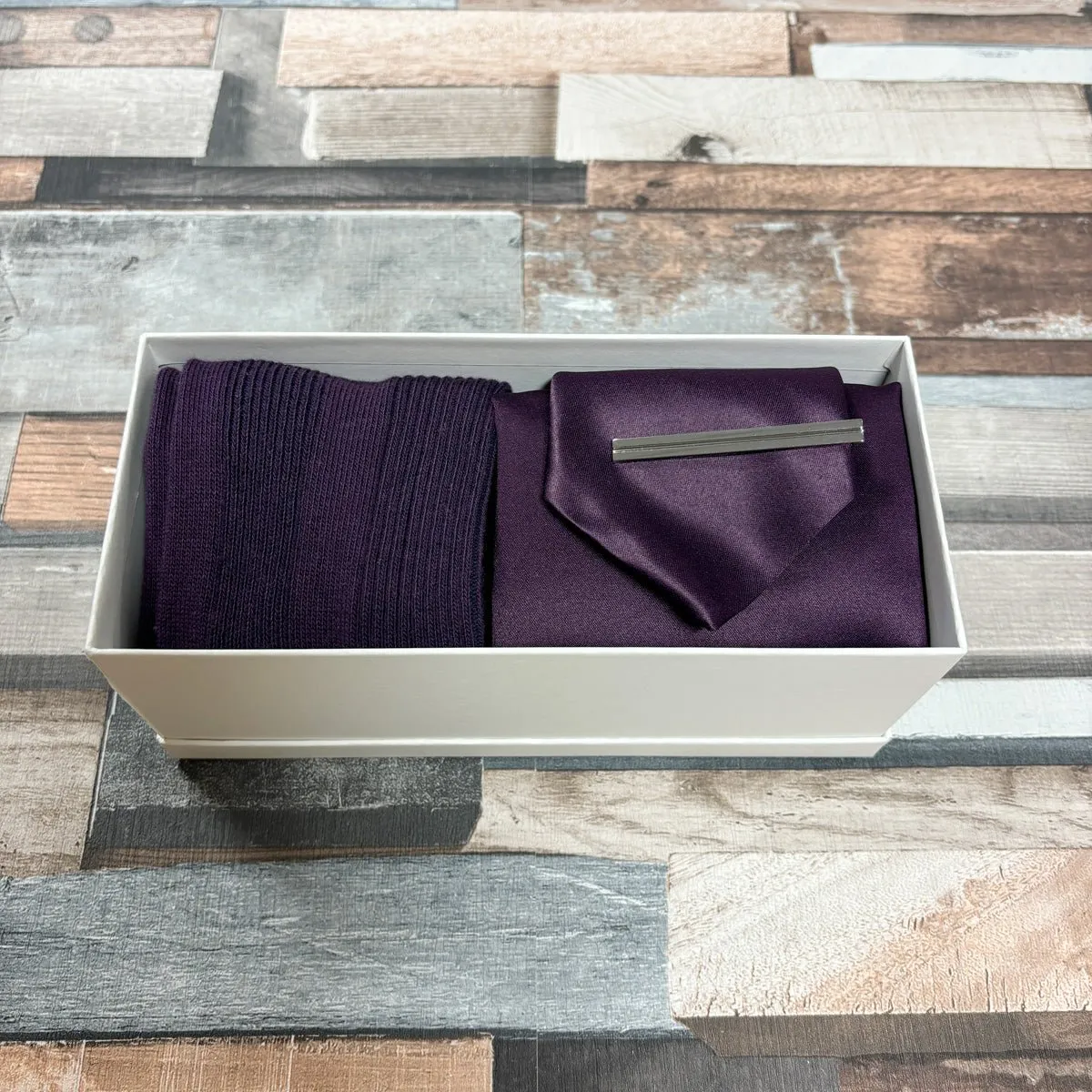 Aubergine Boxed Gift Set