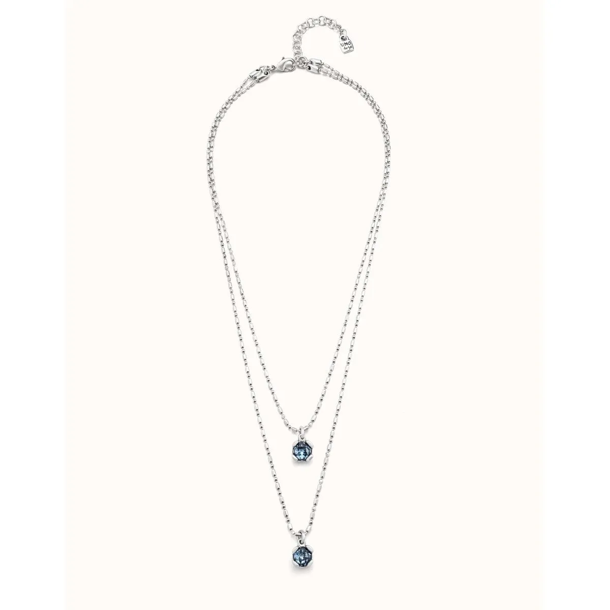 Aura Necklace - Silver/Blue - COL1866AZUMTL0U