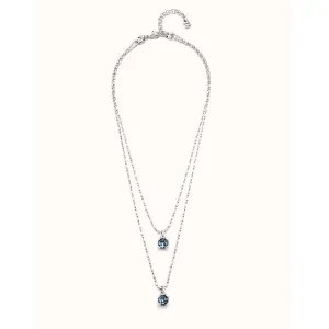 Aura Necklace - Silver/Blue - COL1866AZUMTL0U