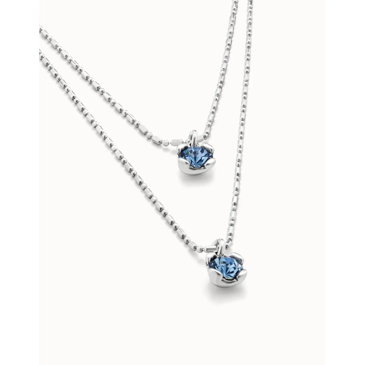 Aura Necklace - Silver/Blue - COL1866AZUMTL0U