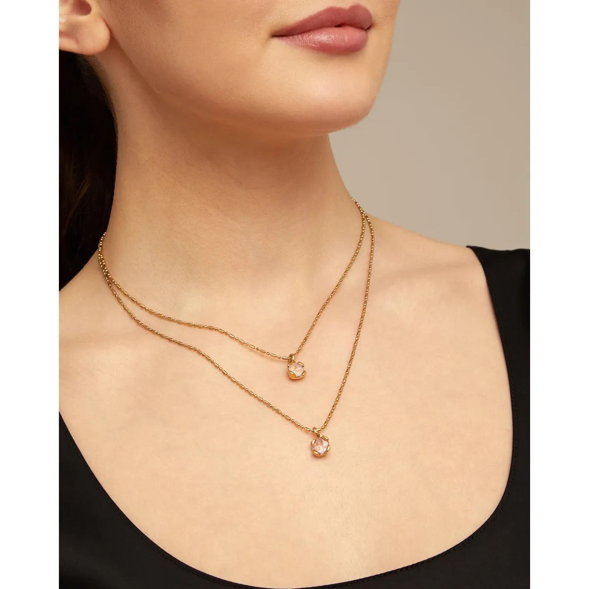 Aura Necklace - Silver/Blue - COL1866AZUMTL0U