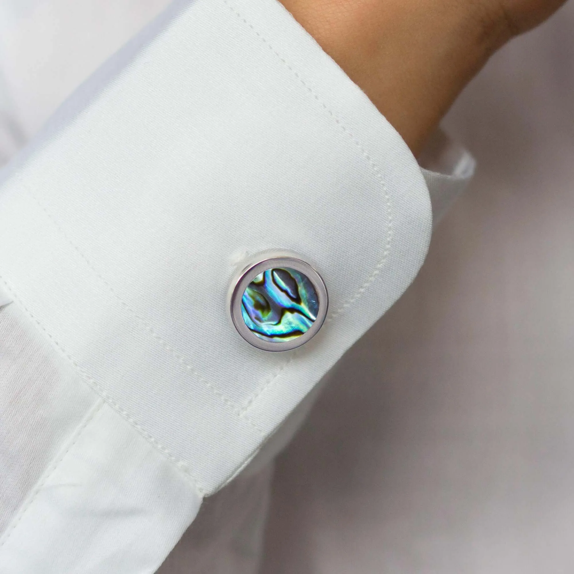Aurum MOP Button Covers-Abalone