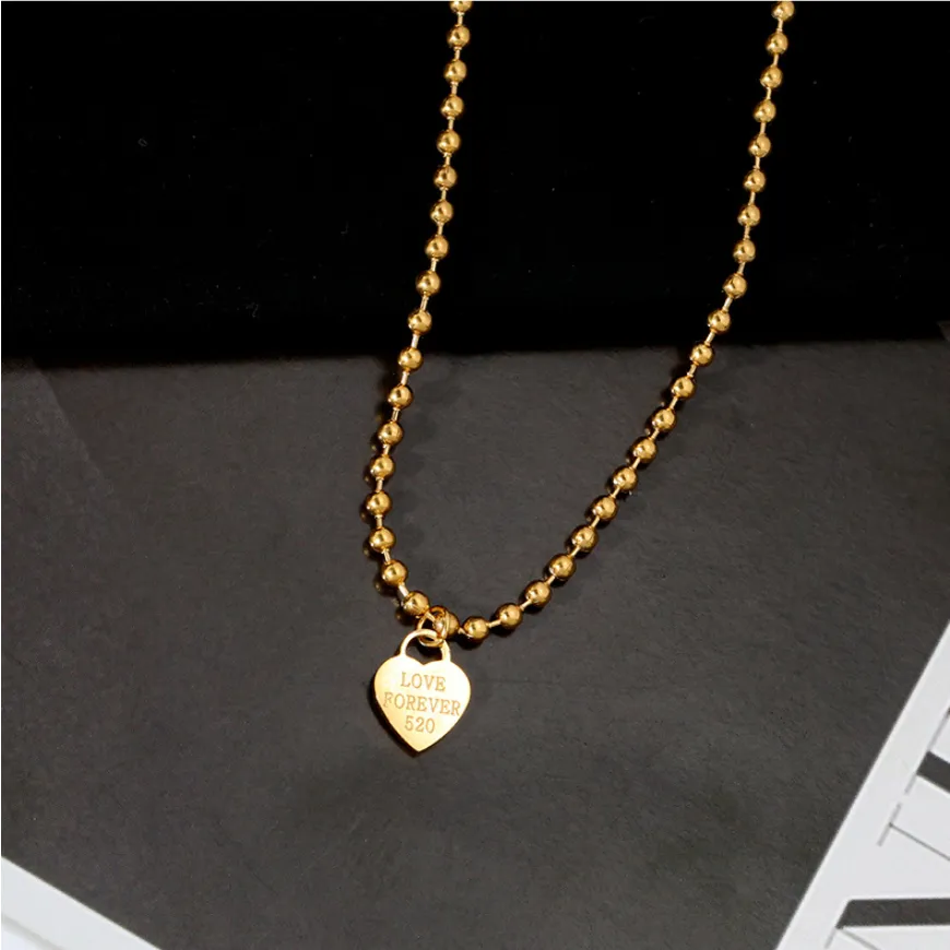 Beaded Heart Love Forever Elegant Charm Chain  Anklet For Women