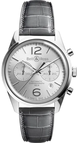 Bell & Ross Watch Vintage BR 126 Officer Silver