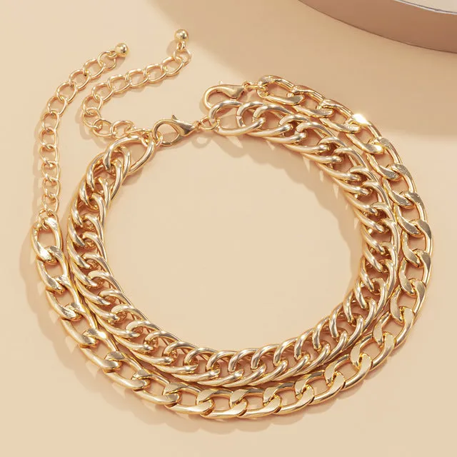 Boho Anklet Foot Geometry Chain Ankle