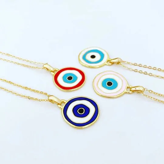Brand new Evil Eye style neck chains