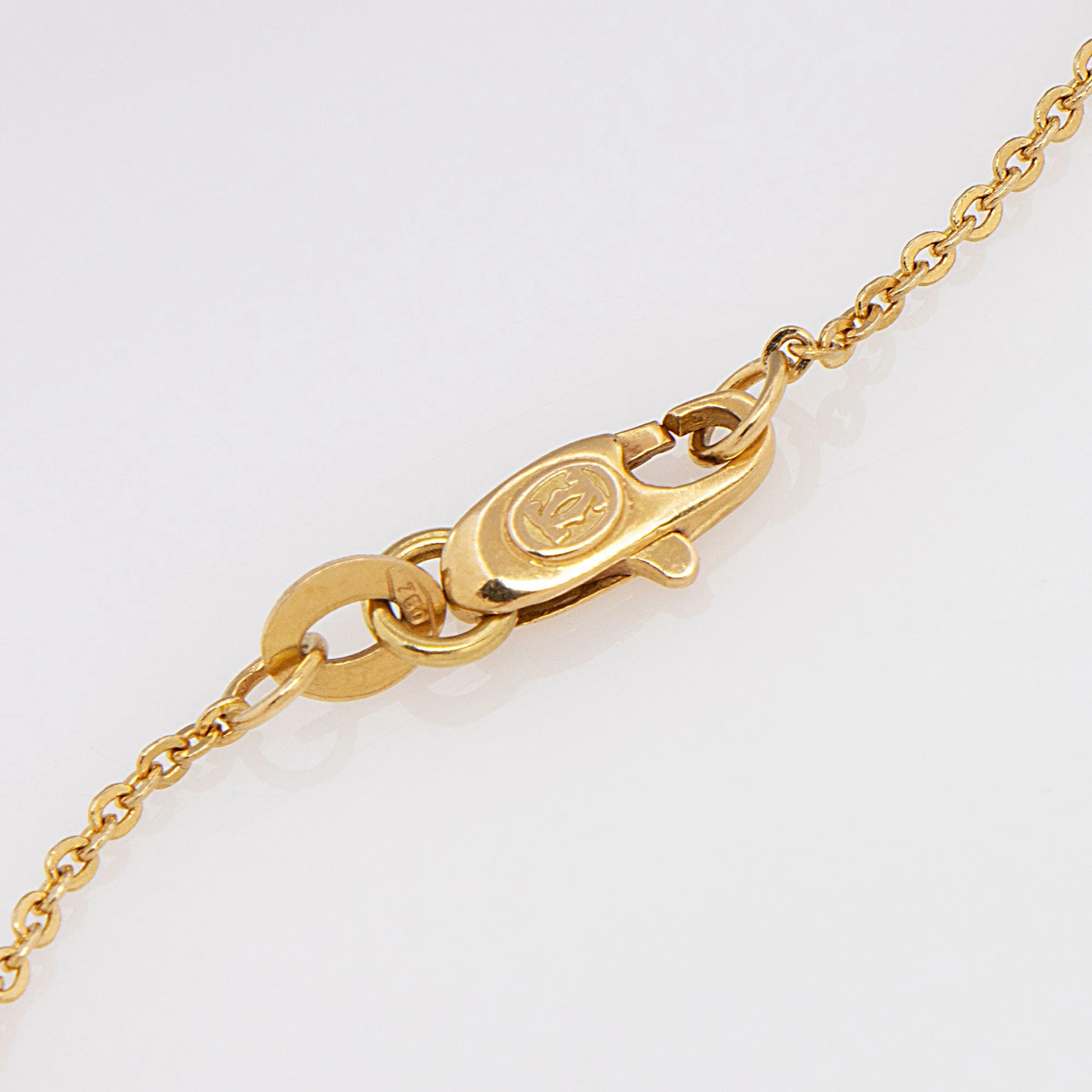 Cartier 18k Tri-Gold Trinity de Cartier Necklace (SHF-udGld3)