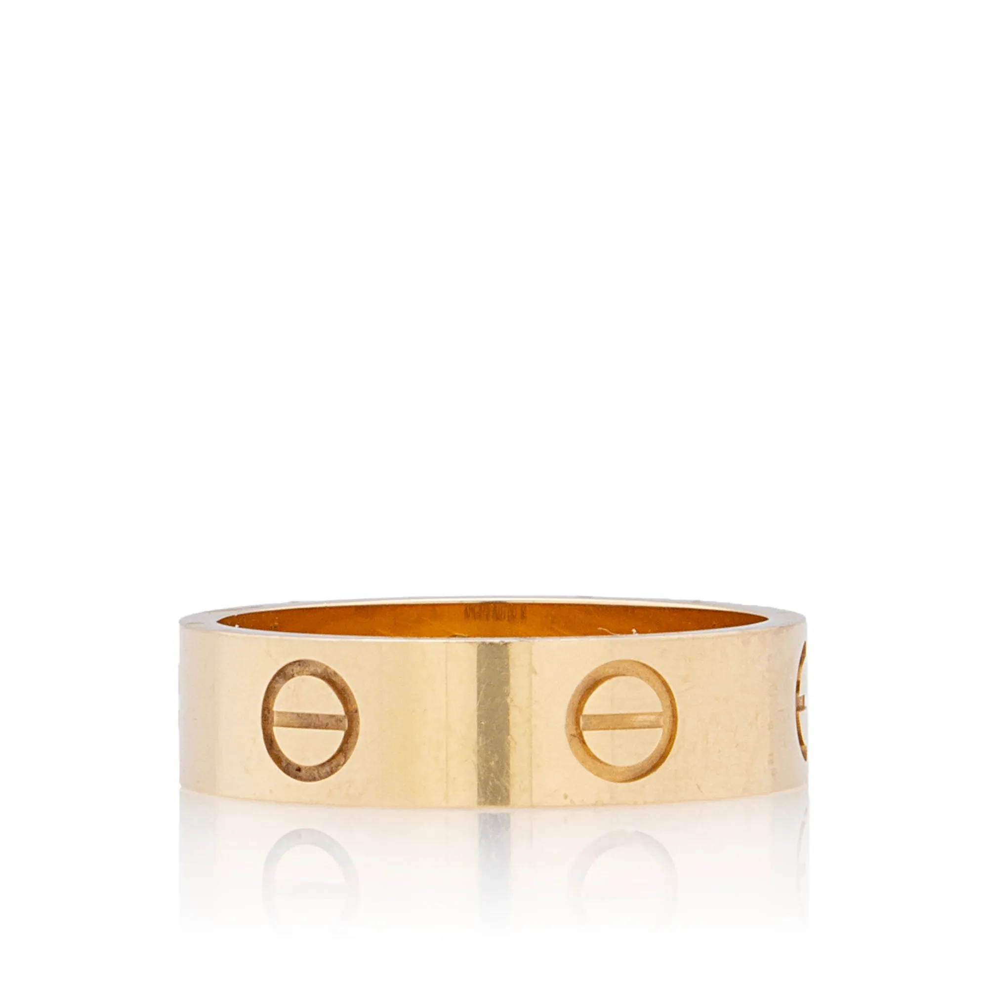 Cartier 18k Yellow Gold Love Ring - Size 8 (SHF-SEqpox)