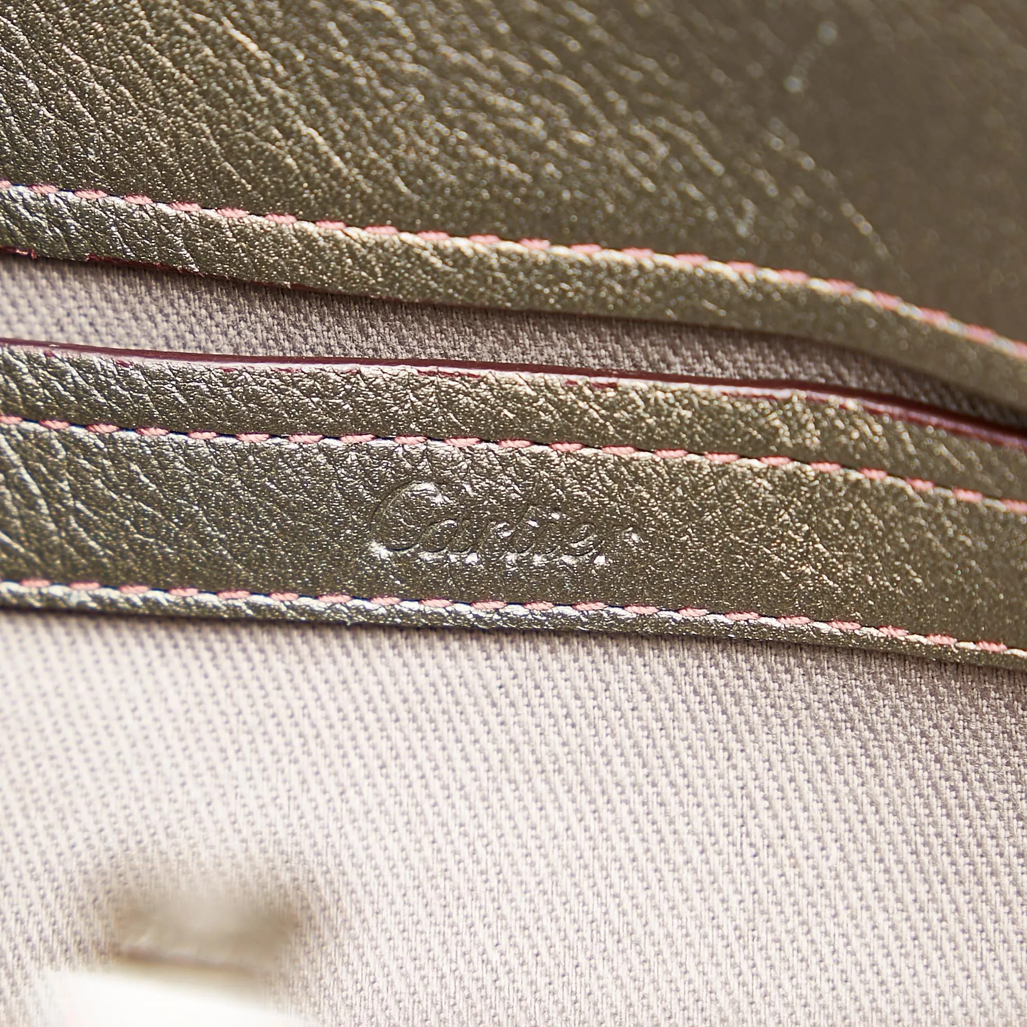 Cartier C de Cartier Leather Satchel (SHG-26967)