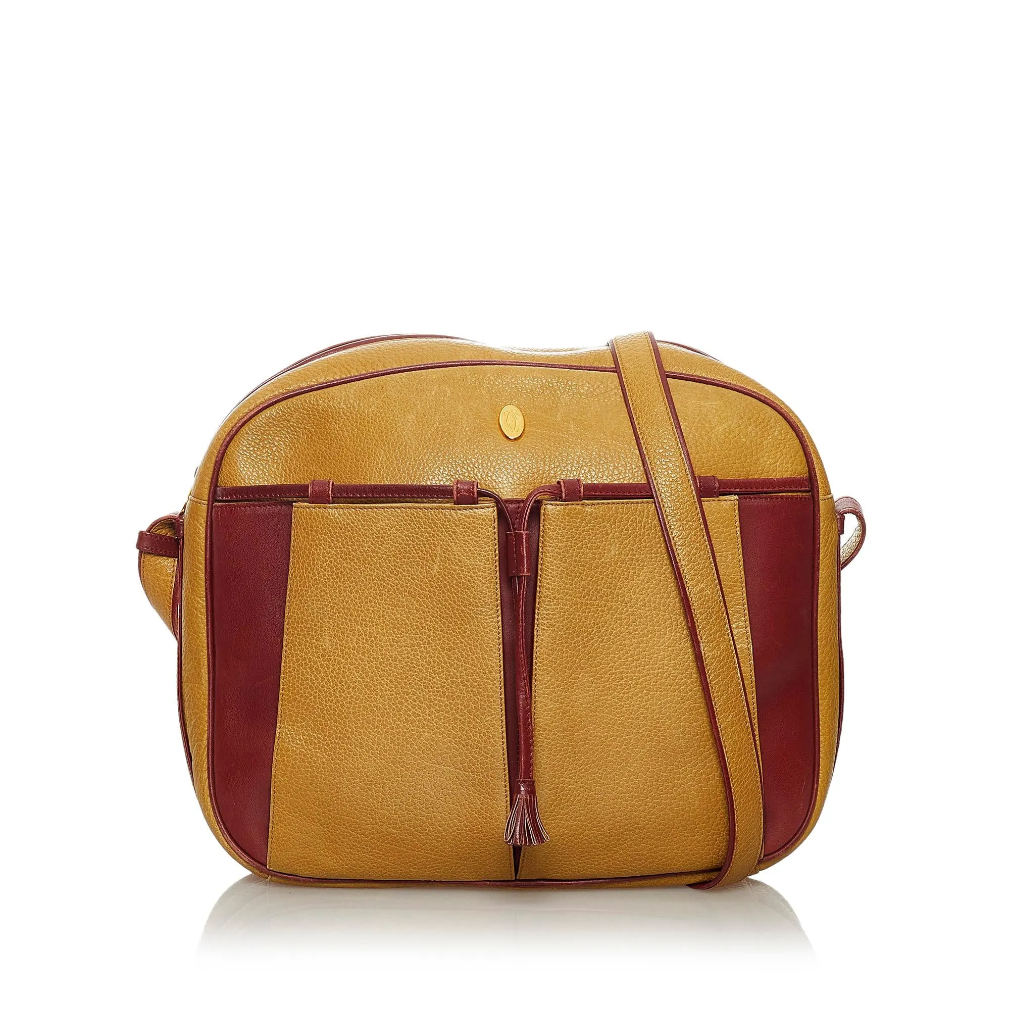 Cartier Must de Cartier Leather Crossbody Bag (SHG-29233)
