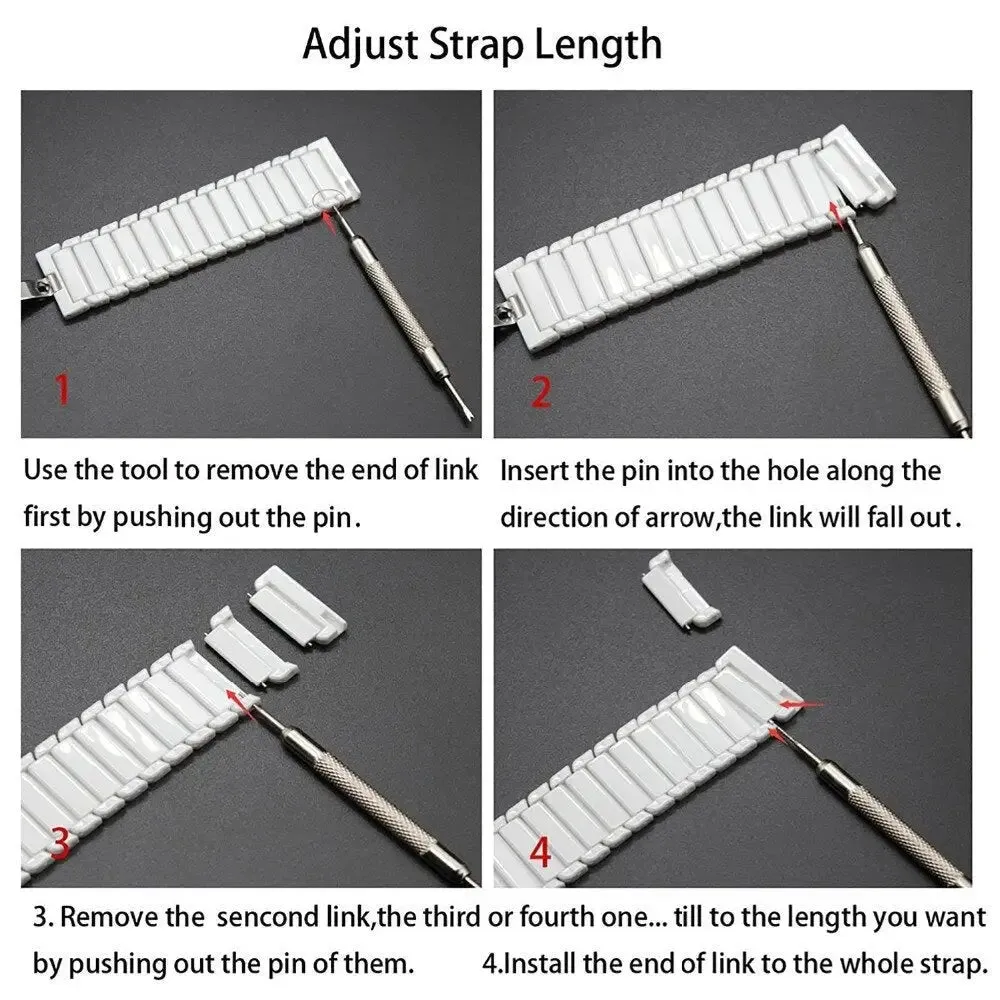Ceramic Watch Strap for Samsung Galaxy