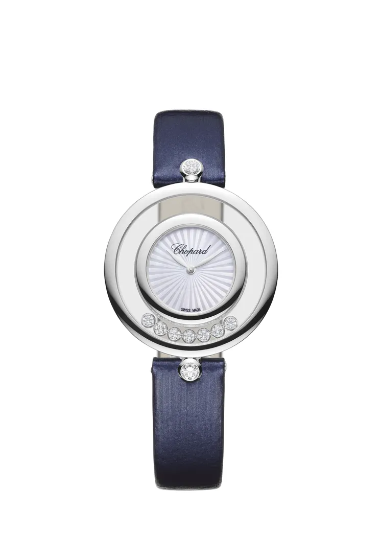 Chopard Happy Sport Icons 18K White Gold & Diamonds Ladies Watchwhite