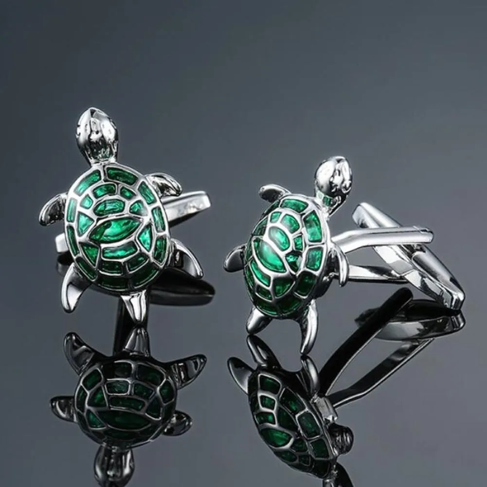 Cufflinks for Men: Turtle