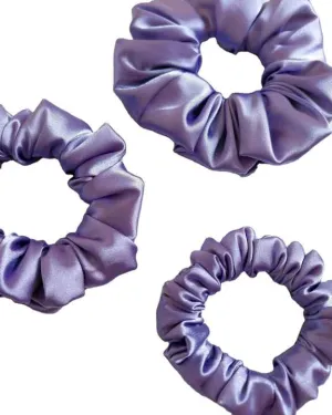 Custom Silky Satin Silk Scrunchies for Hair-ربطات شعر