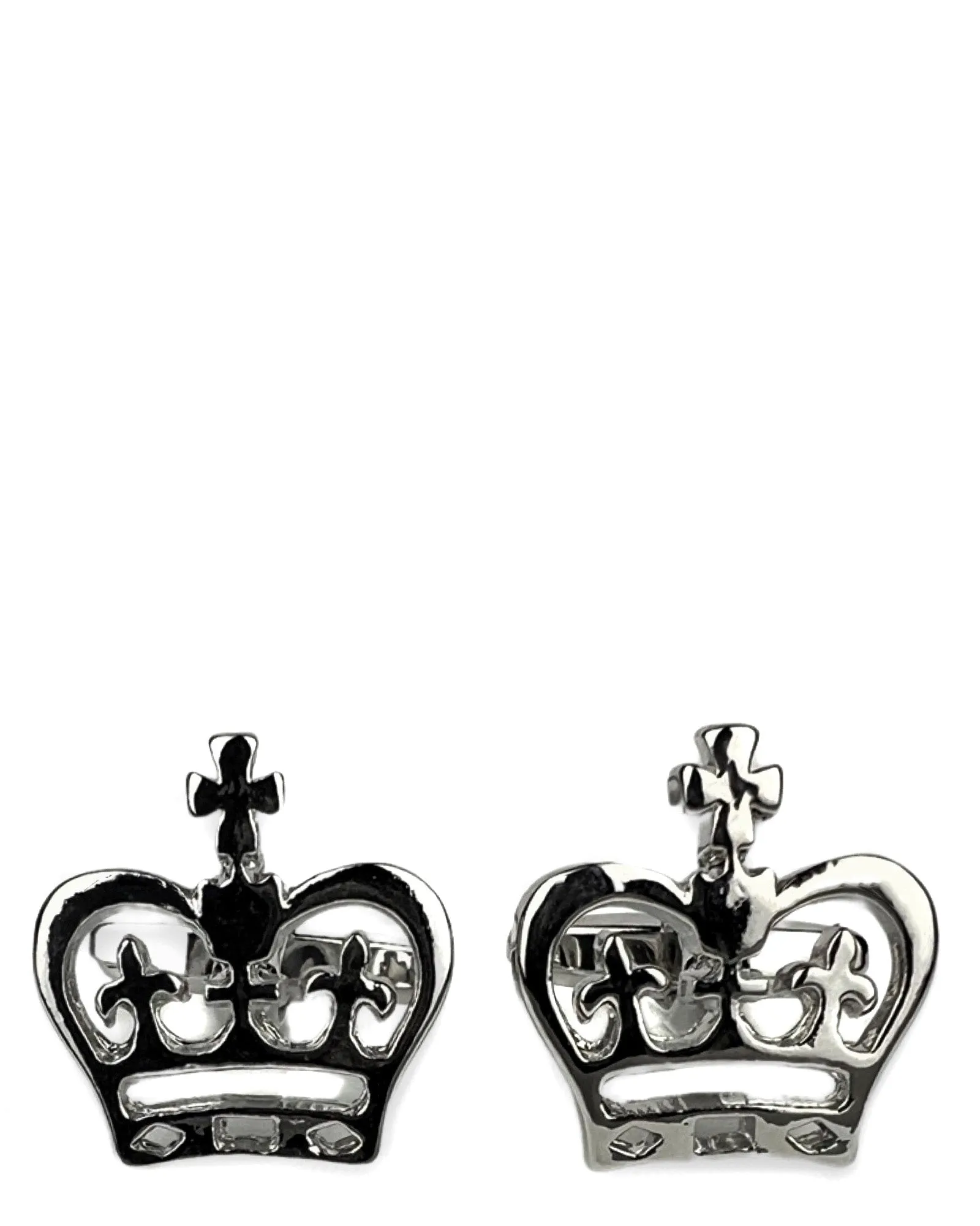 DCLIC Crown Cufflink - Silver