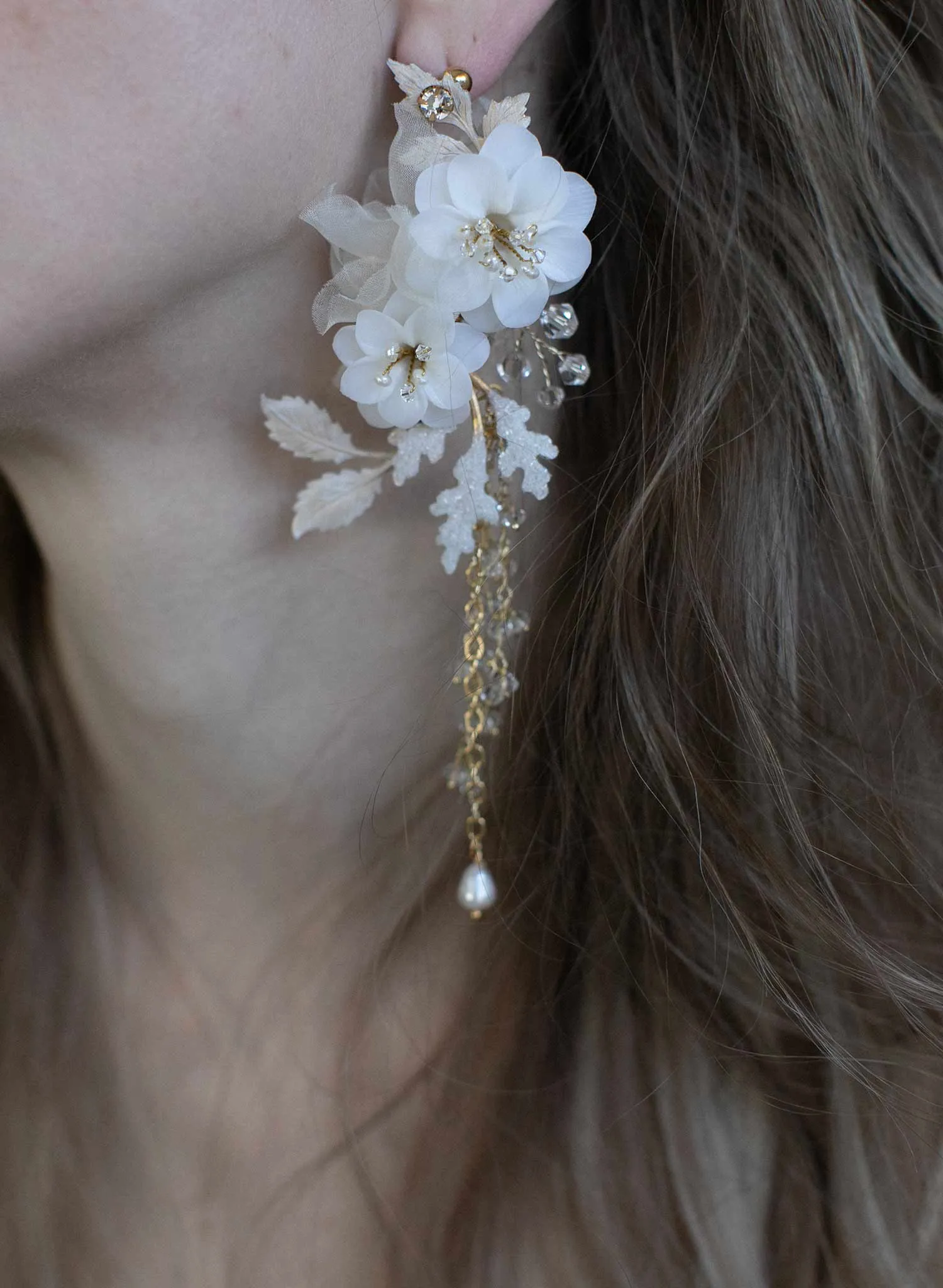 Dewdrop blossom earrings - Style #950