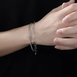 Dual Silver Chains