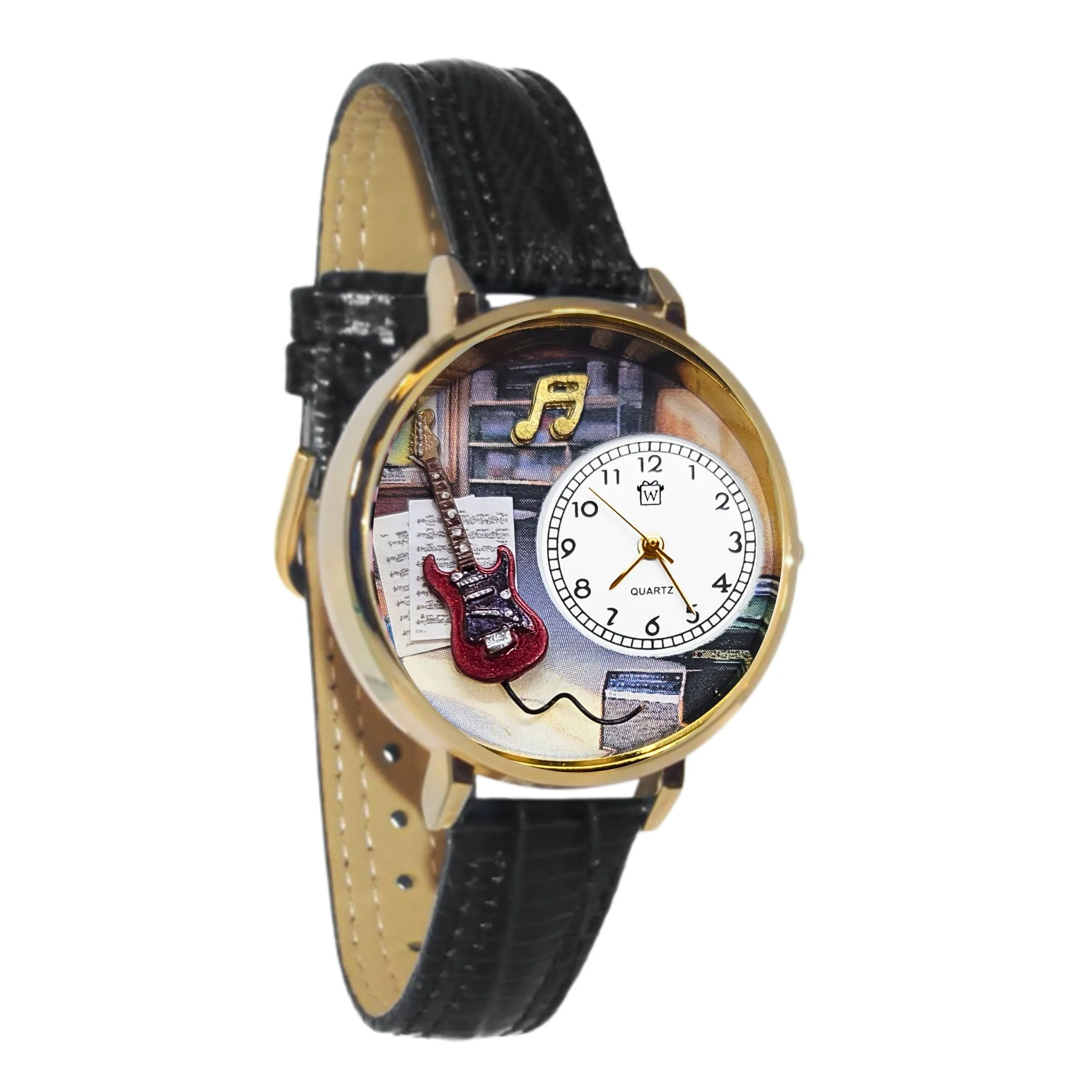 Electric Guitar 3D Watch Large Style