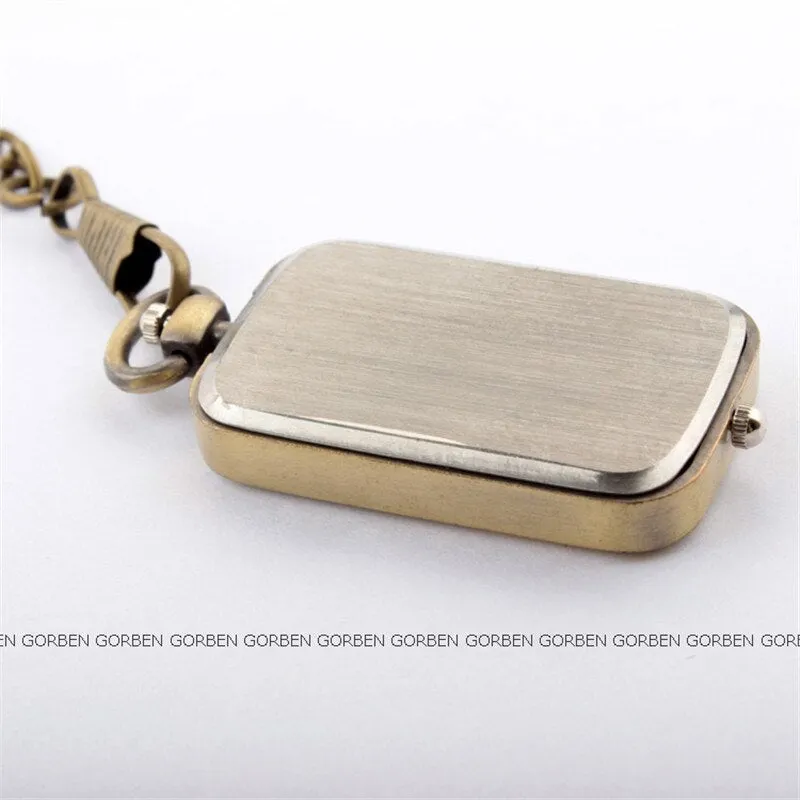 fashion design double time small pocket watch