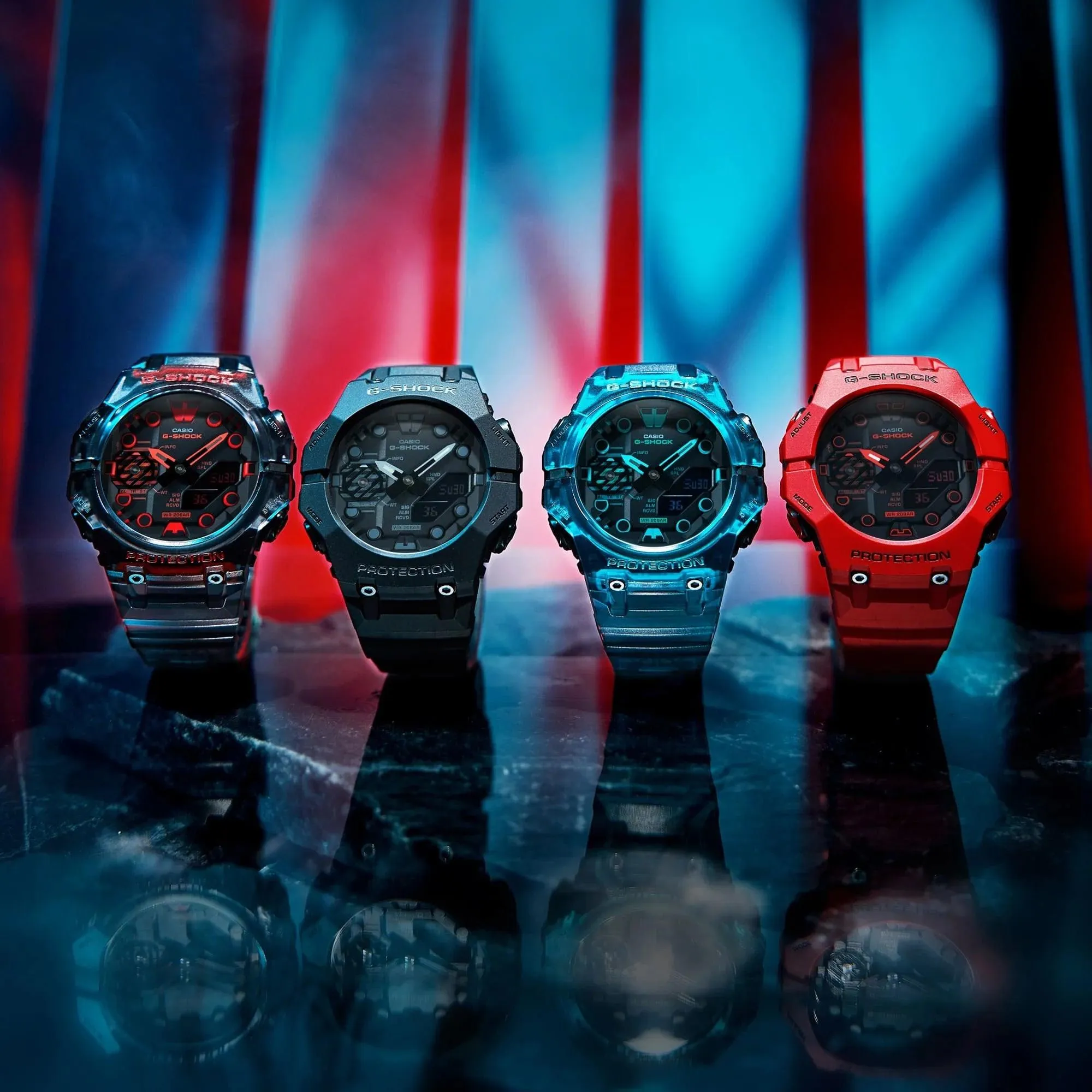 G-Shock GA-B001 Series - Transparent Blue - GAB001G-2A