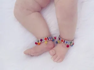 Girl's Boho Beaded Fringe Anklets