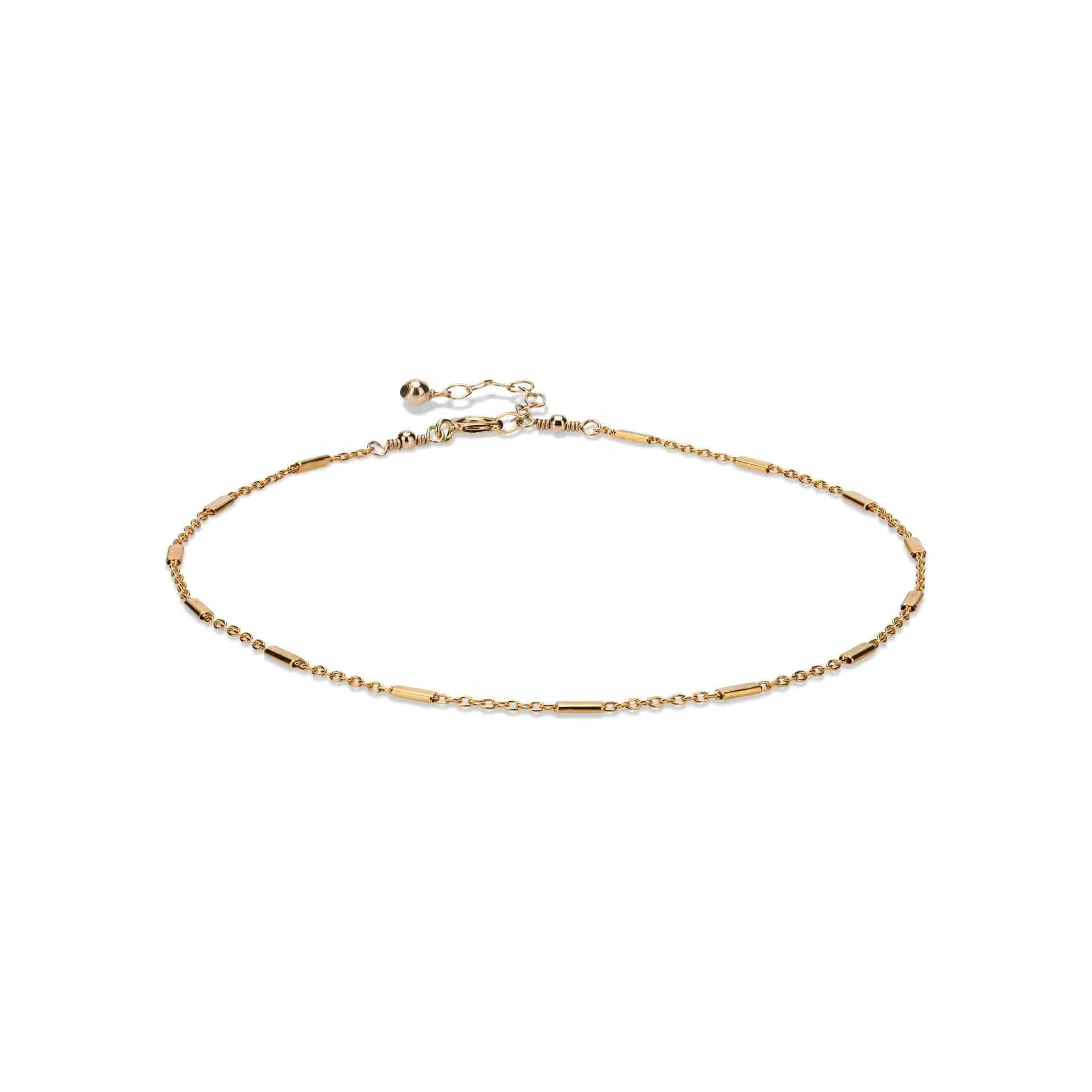 Gold Anklet, Dainty Summer Minimalist Gold Chain Ankle Bracelet for Women