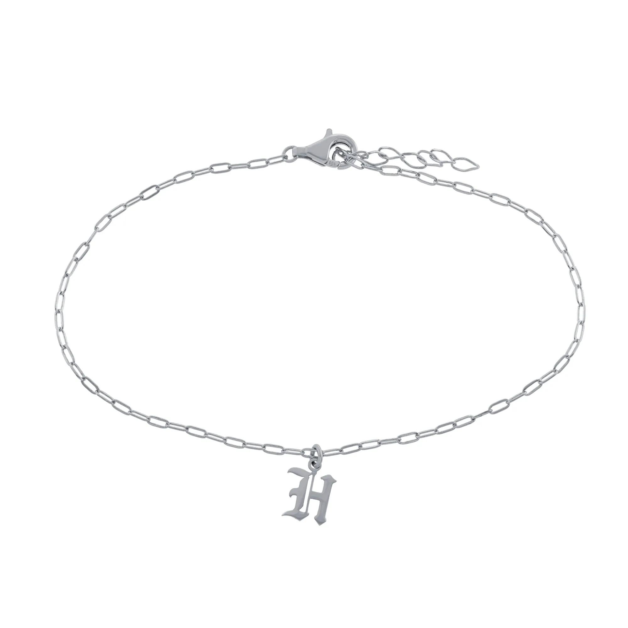 Gothic Initial Anklet