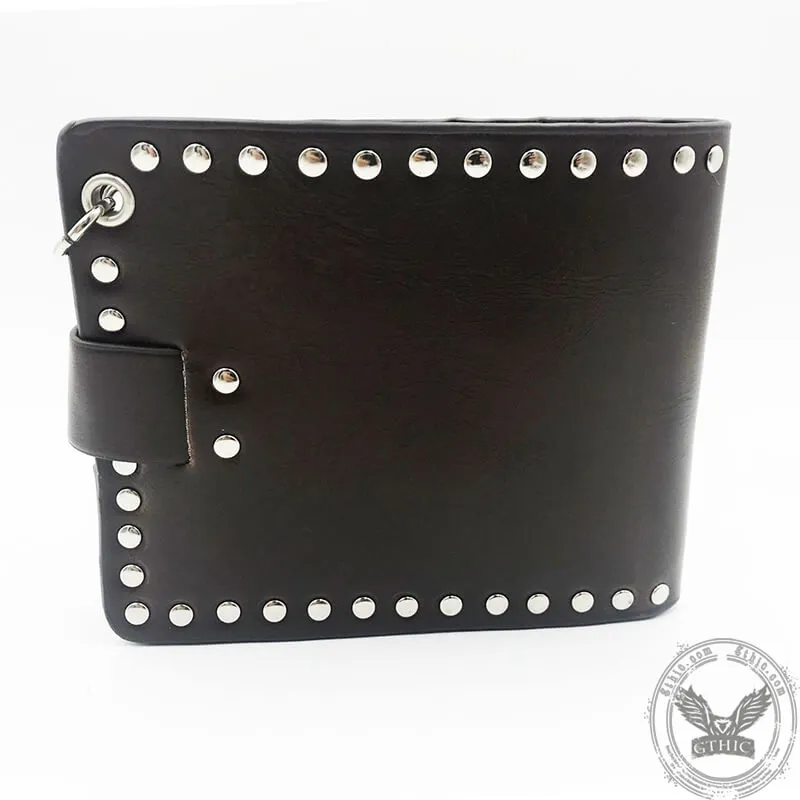 Gothic Skull Sword PU Leather Wallet