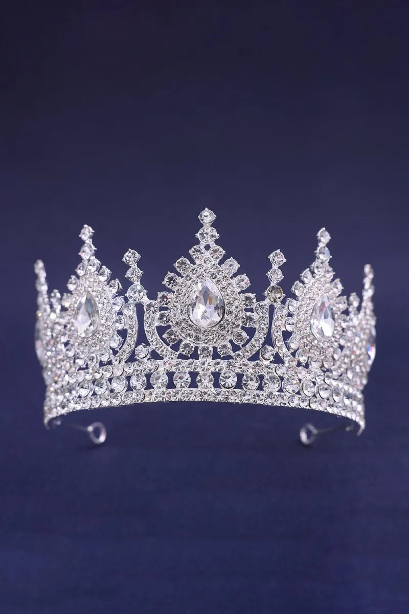 Half Circle Crystal Tiara