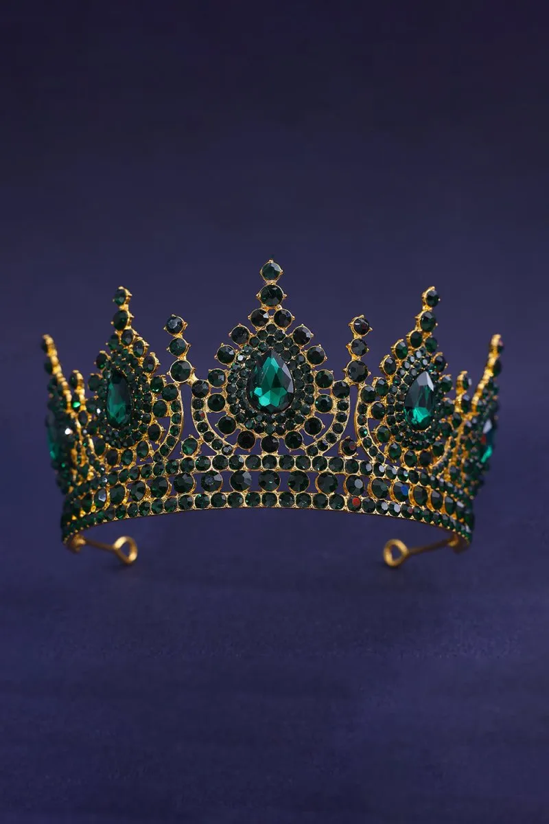 Half Circle Crystal Tiara
