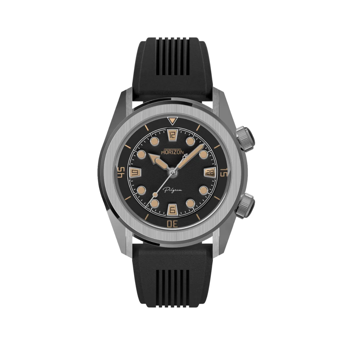 HORIZON WATCHES Pilgrim Black Ocean