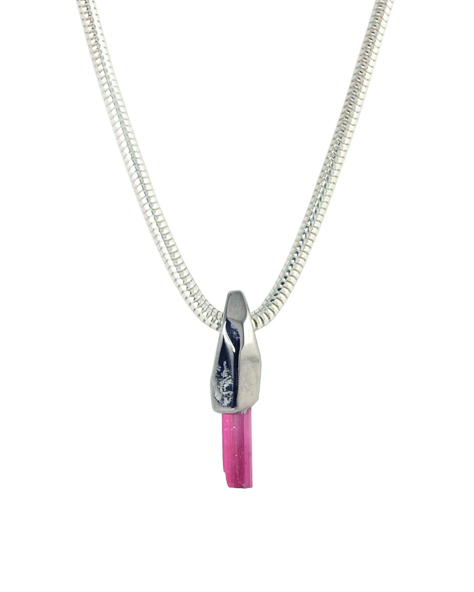 Jonas Mine Rubellite Tiny Crystal Talisman Pendant