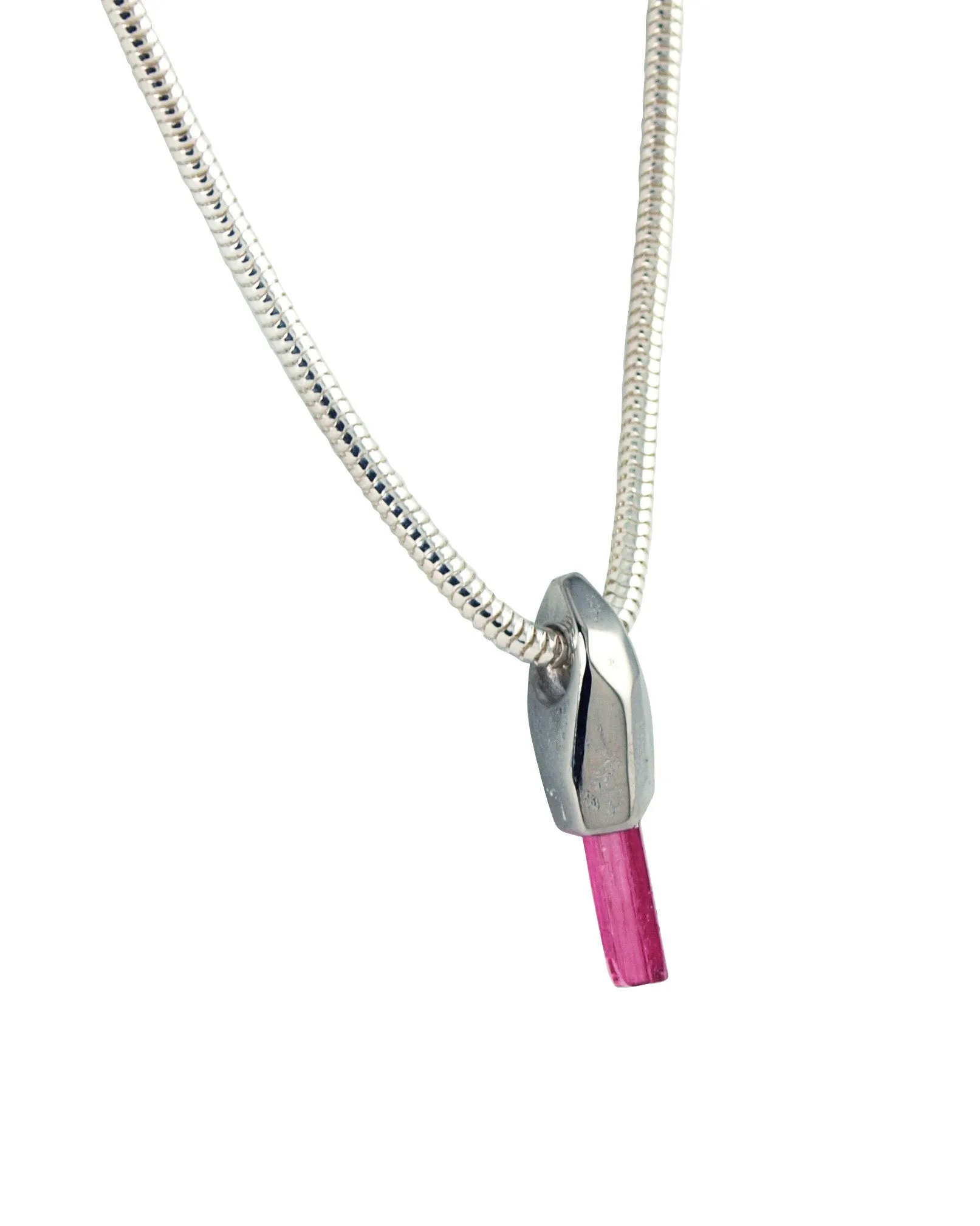 Jonas Mine Rubellite Tiny Crystal Talisman Pendant