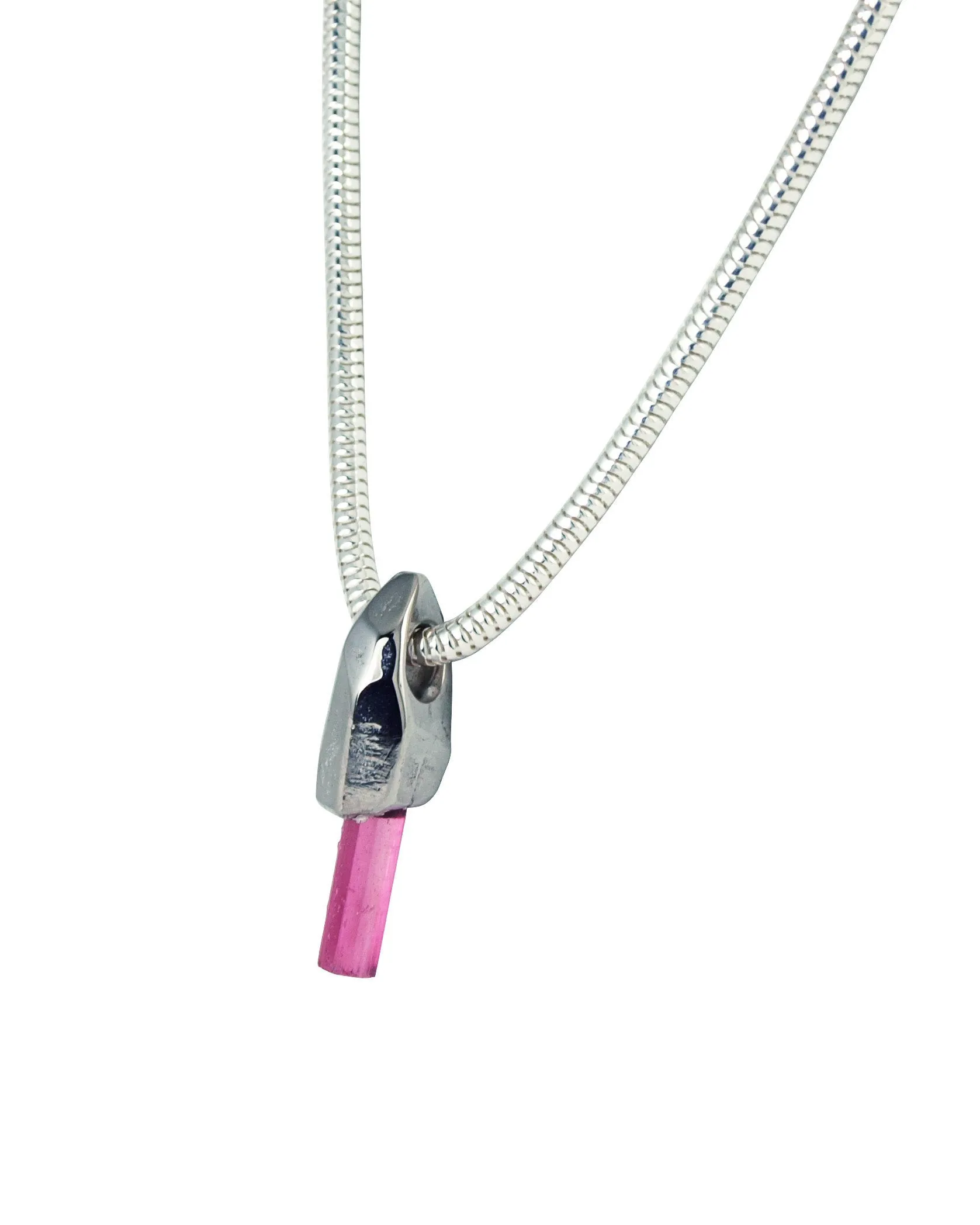 Jonas Mine Rubellite Tiny Crystal Talisman Pendant