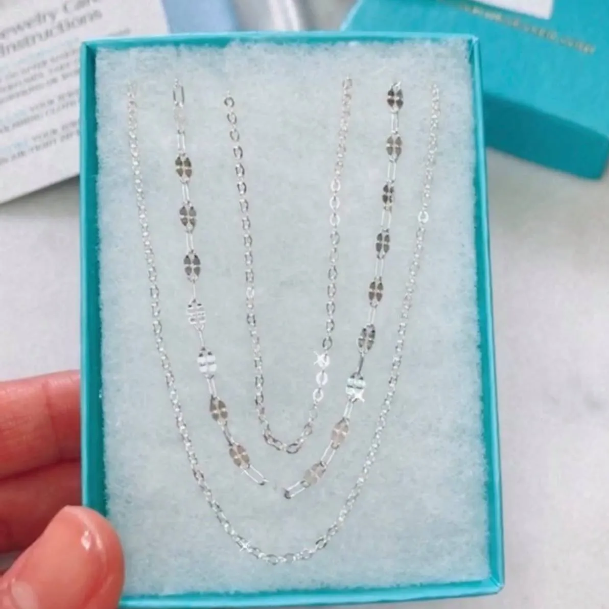 Layered Fleur Anklet • Silver