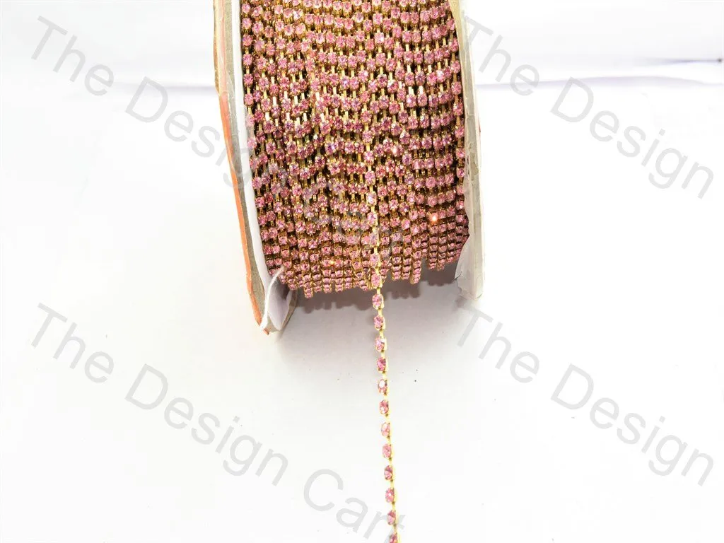 Light Pink Golden Cup Chain