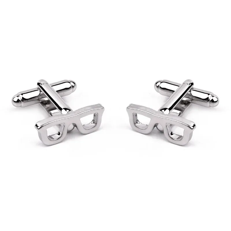 Luxury Men's Cufflinks 2025 - Crystal & Enamel Round Design for Formal Shirts & Special Occasions