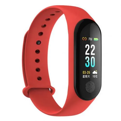 M3 Smart Watch Bracelet with Colour Screen, Heart Rate & BP Monitor