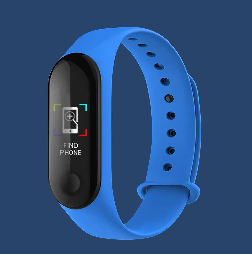 M3 Smart Watch Bracelet with Colour Screen, Heart Rate & BP Monitor