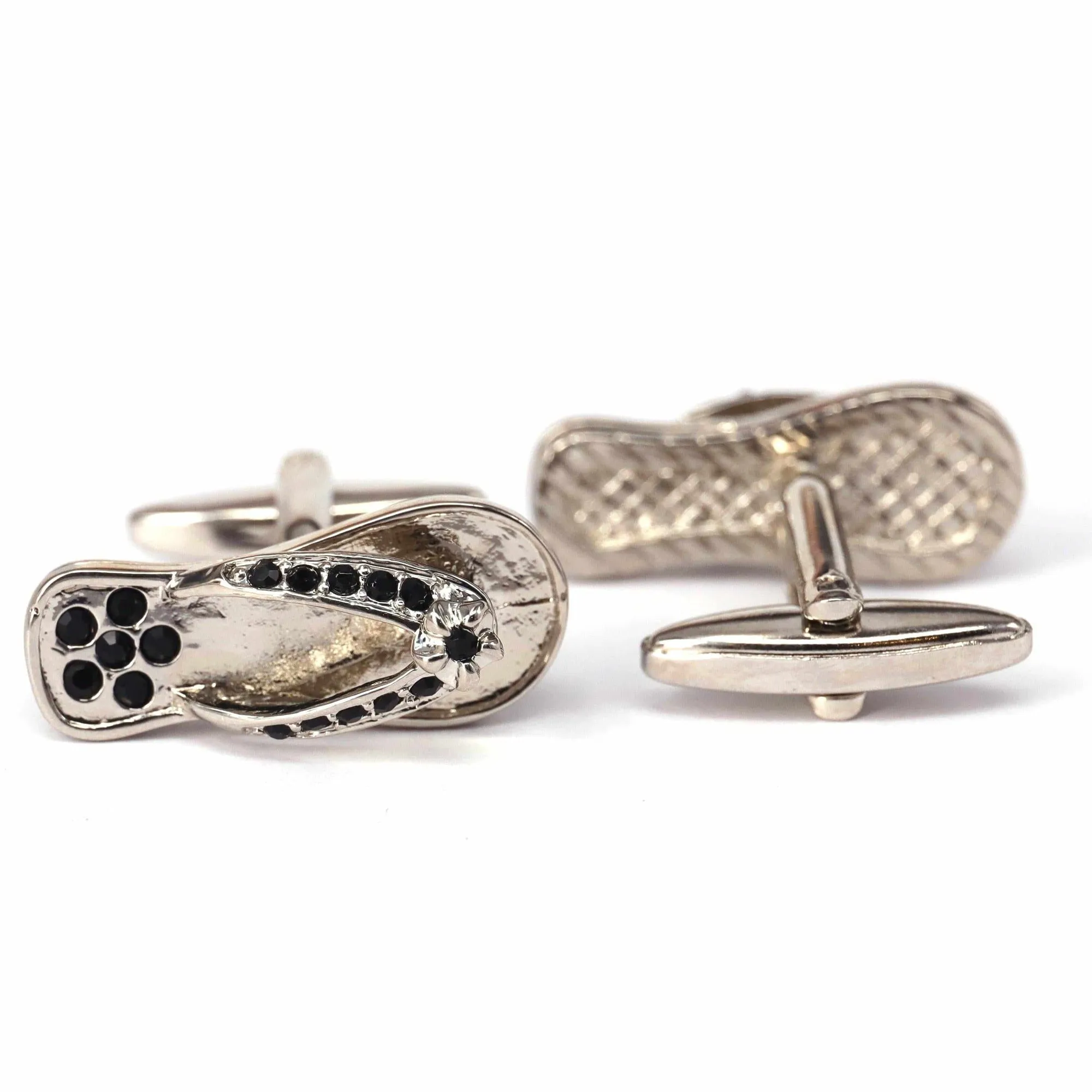 MarzThomson Silver Slipper Cufflinks (Online Exclusive)