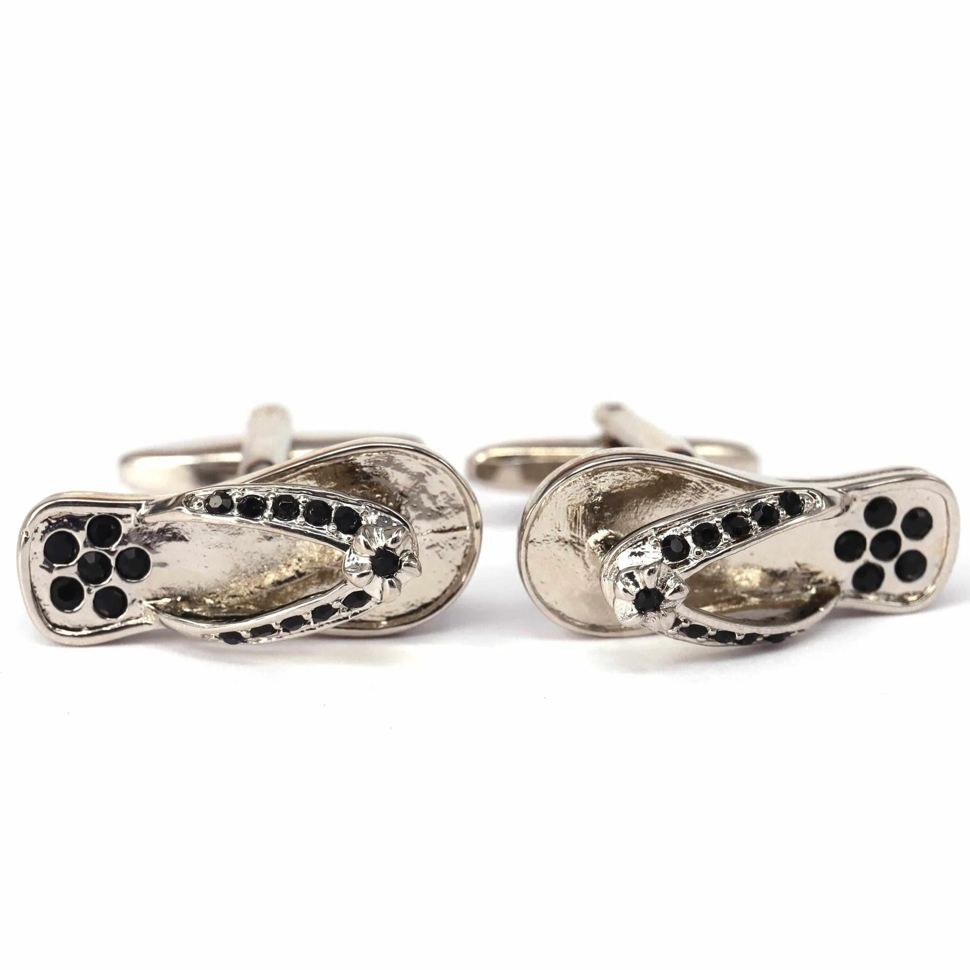 MarzThomson Silver Slipper Cufflinks (Online Exclusive)