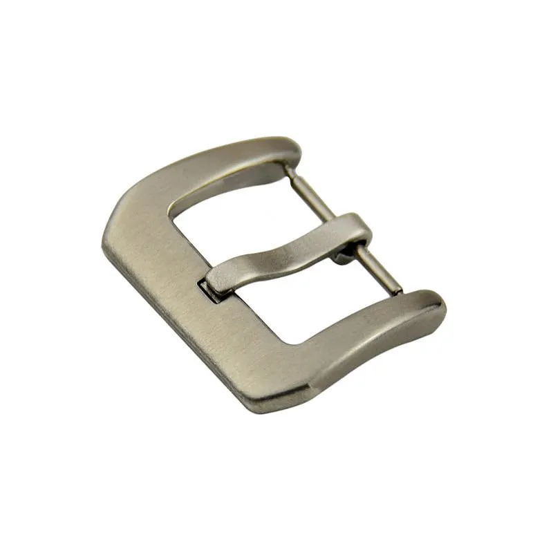 Matte/ Brushed stainless steel "Panerai style" buckle